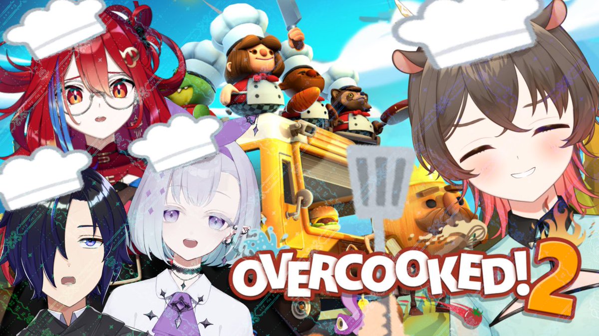 kmhrVT's tweet image. 🦥#overcooked2 /オーバークック２ 🌿
調理実習なら任せてください 
ｗ/ ちゆうさ,結橘萌花,ダラク・オブ・ジ・エンド 

🔴11/22 JST 21:00‐
🔗youtube.com/live/Ij8m1pNGF…