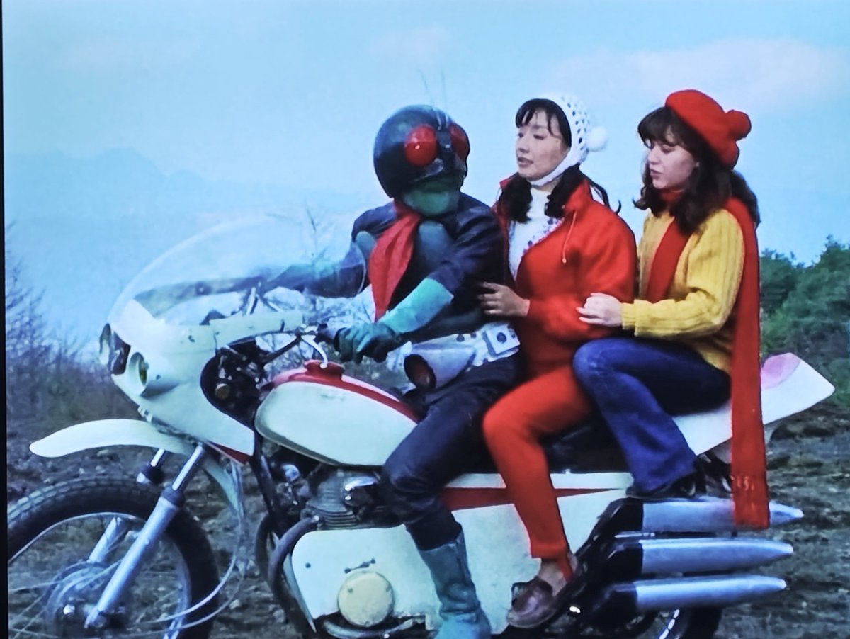 改造サイクロン号といえば、基本は、旧2号で、初期の新1号も乗用し