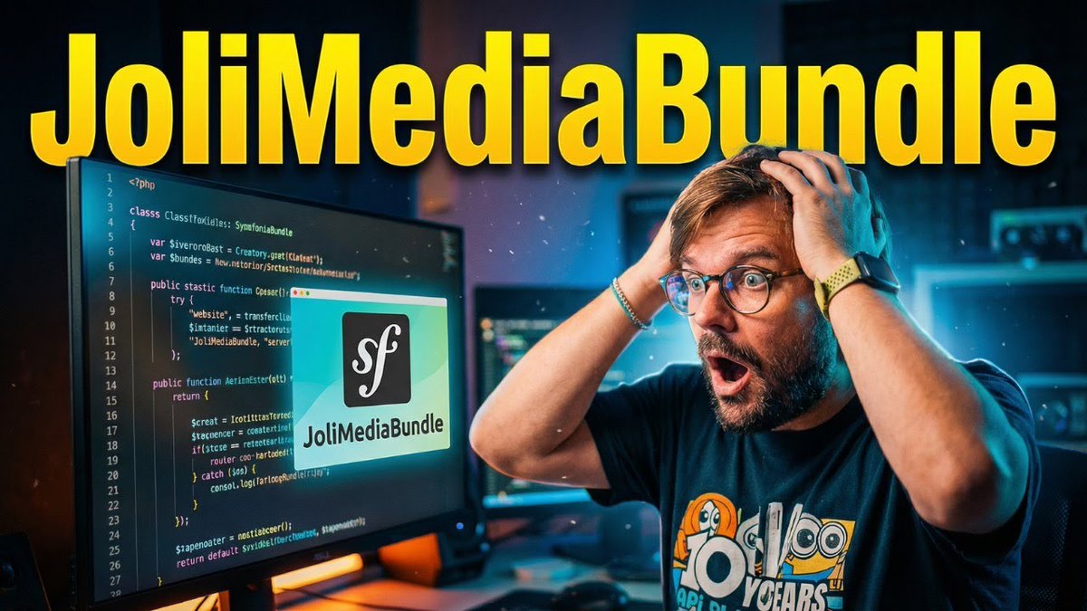 yOyO38's tweet image. ✨ Nouvelle vidéo dispo !

Aujourd’hui, je vous fais découvrir le JoliMediaBundle, un nouveau bundle Symfony qui va vraiment simplifier la gestion de vos médias.

Une p’tite pépite à tester rapidement !

📺 youtube.com/@yoandevco