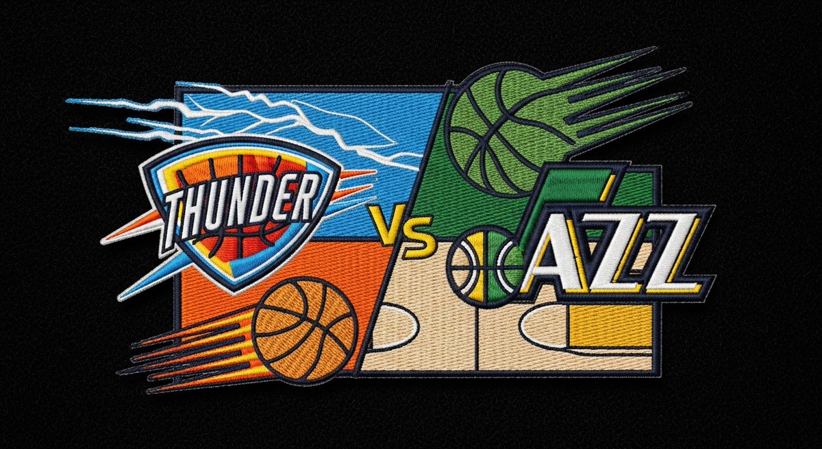 DigitEMB's tweet image. The Thunder vs Jazz rivalry—now in embroidery! ⚡🎷 Bold colors, clean stitching, and top-quality digitizing. Want your custom patch too? Email support@digitemb.com 🧵🔥
 #ThunderVsJazz #DigitEMB #Embroidery #CustomPatch #StitchArt #NBAFans #PatchDesign #CreativeStitching #sports