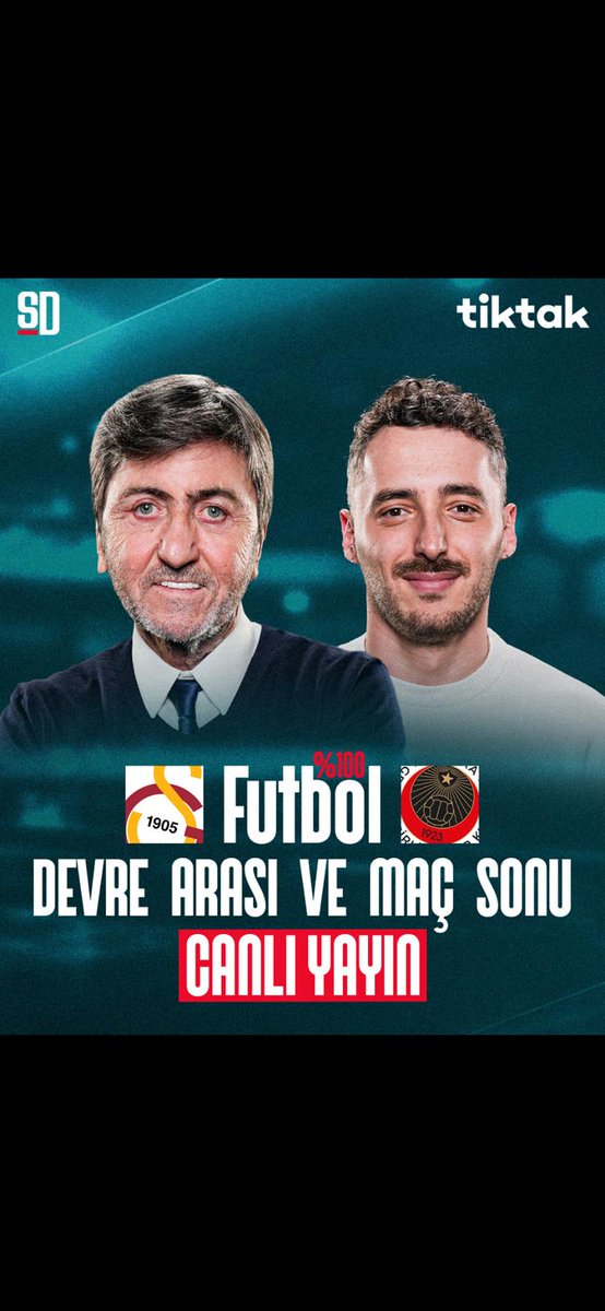 ⚽ Galatasaray - Gençlerbirliği 

%100 Futbol maçın devre arası ve bitiş düdüğünün hemen ardından Sports Digitale Youtube kanalında!

youtube.com/live/yqG8Rb2GR…