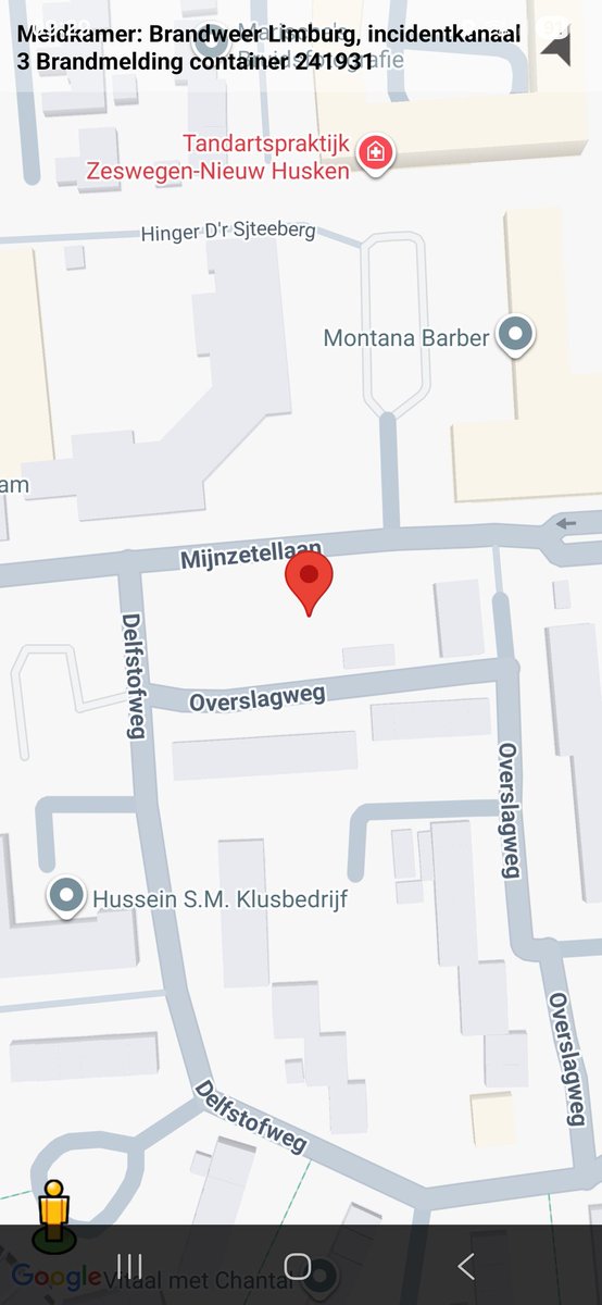 Brandmelding Container