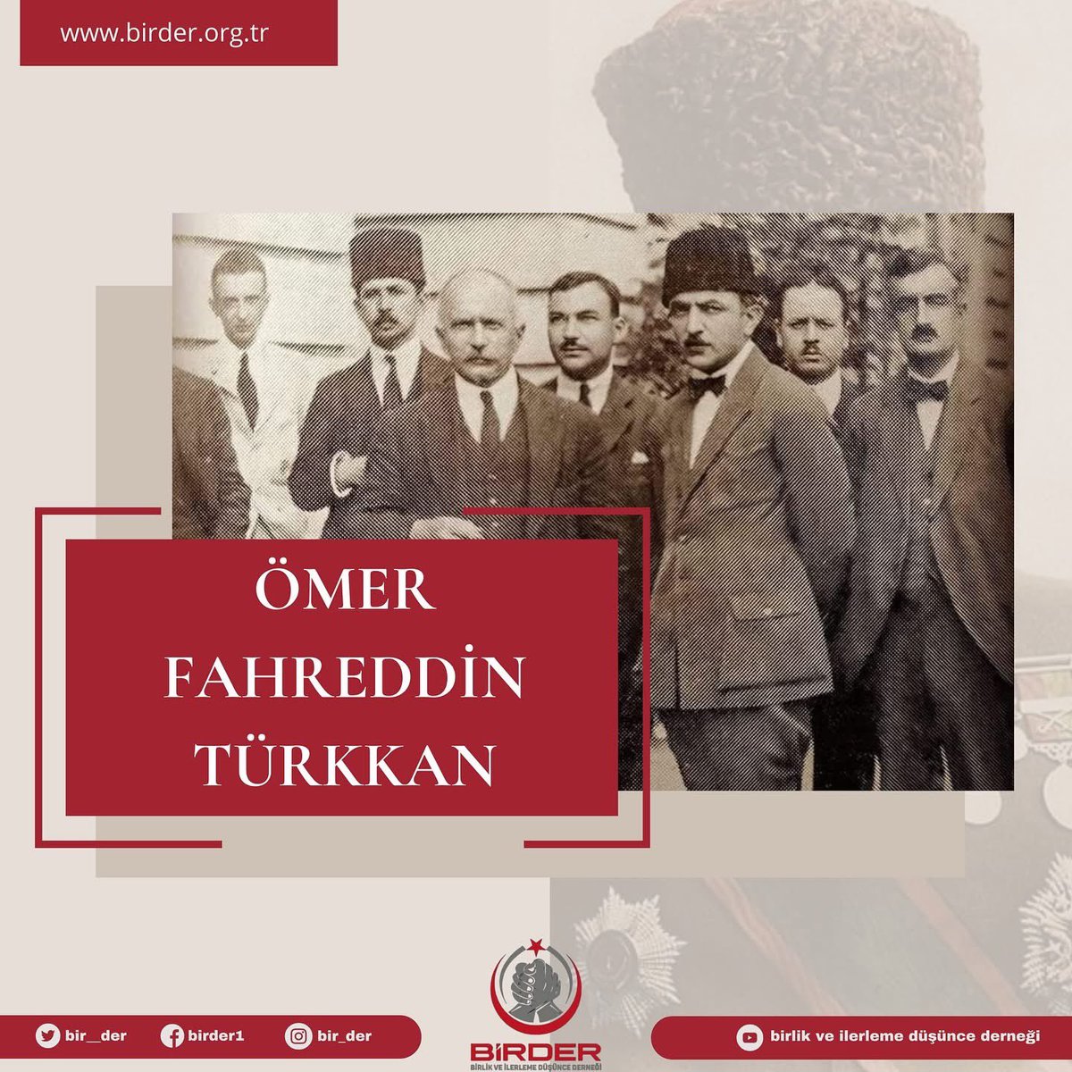 bir__der's tweet photo. Türk milletinin bağrından yetişen asil bir asker,
Medine’yi ve kutsal emanetleri 2 yıl 7 ay boyunca savunan,
“Türk Kaplanı” ve Medine Kahramanı Ömer Fahreddin Türkkan Paşa’yı rahmet ve minnetle anıyoruz.
#fahreddinpaşa https://t.co/DnTcgAfvRT