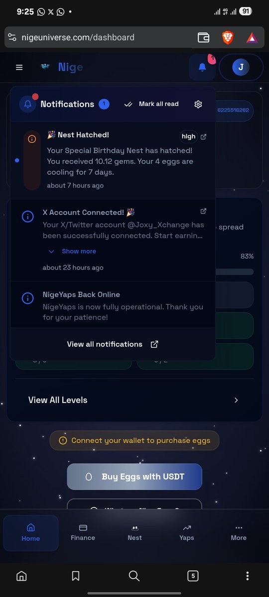 Congratulations to me 🎉 
Nige Did 
Am so happy right now 
Non Nigent won't understand, they will think it editing 😊.
Gnige <a href="/NigeOfficial/">Nige</a> 
Gnige <a href="/StephySamavi/">Steph</a> 
Gnige <a href="/itadori_crypt/">Ophicial Crypt</a> 
Gnige <a href="/jhayxxn_/">Jhayxxn.eth (rebooted)</a> 
Gm Gm Nigent ✨️ 💪