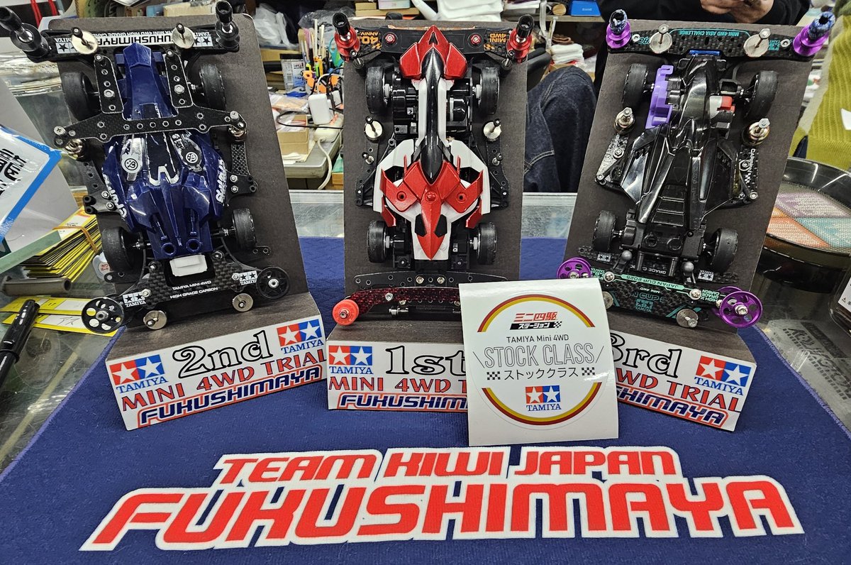 11月度ミニ四駆トライアル ☆ストッククラス 優勝🏆 クルクル選手（年