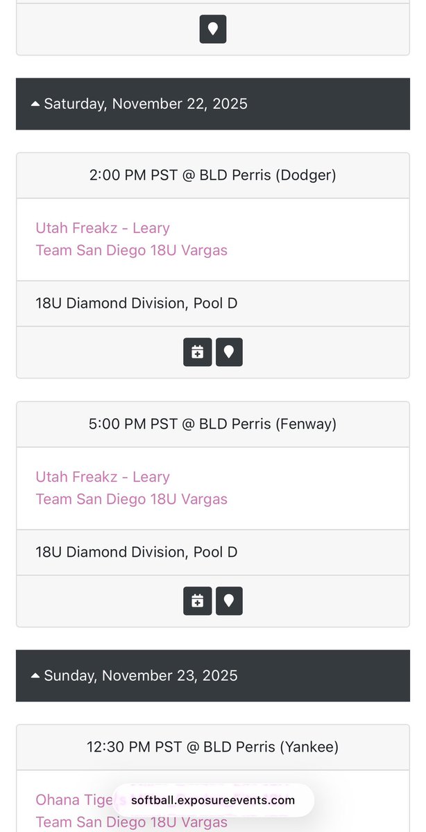 GGardner2026's tweet photo. SCHEDULE CHANGE FOR TOMORROW! 11/22 @AngeloStateSB @coachryan @coacherinbly @AQSoftball @CoachBartlett1 @Coach_Fisher @CoachKarlaUSF @Casady_Webb @CoachG_14274 @CoachSanders22 @CoachChiles3 @VictoriaHayward @RandSimkins @DedeannPH1 @CoachBredbenner @Drew_Rich1221 @coachcaitlyn72 @sbsportsnetwork @SBRRetweets @NCSACoachDaily @UVUSoftball @UtahTech_SB @CSUSMsoftball @CSUSoftball @UNC_BearsSB @TxSUSoftball @MSUBSoftball @USUSoftball @USFSoftball @GoShockersSB @KUSoftball @MoStateSoftball @WMUSoftball @MSU_Softball @DSUSoftball @AggieSoftball @LBSUSoftball @ElzeyMatt @CoachGJCary @CSISoftball @gatorjack72 @ACUSoftball @Stephensstarssb @NDSUsoftball @CoachAJ10 @fearny37 @coach_pilk @BonitaAllen_ @ayoogonzo @coachaitlyn72