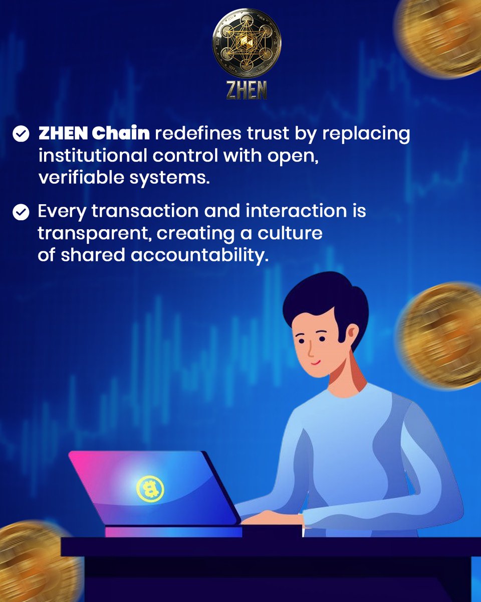 Zhenofficials's tweet image. 🌐✨ A new digital culture is here.
ZHEN Chain is building a transparent, democratic internet where trust comes first.

✔ Open, verifiable systems
✔ Fair, direct interactions

Redefining digital trust for the future. 🚀

#zhenchain #digitaldemocracy #trustandtransparency