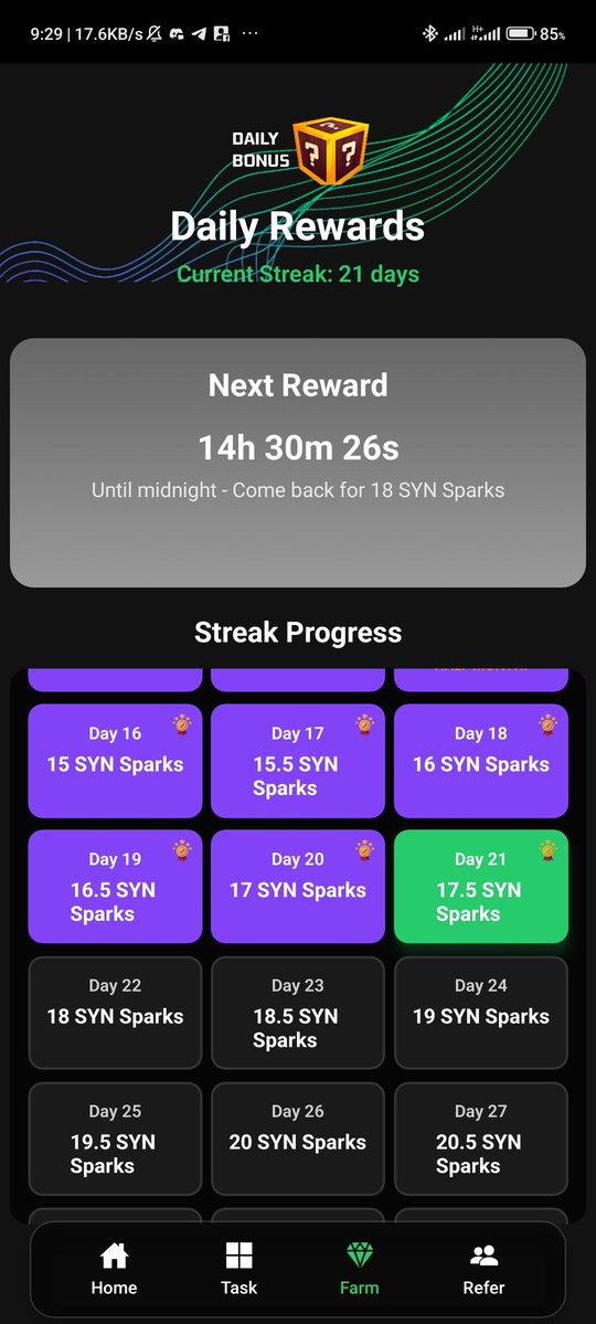 IgbalodeGuy's tweet image. My @sysfiDAO showed 1 Day streak earlier today. I thought it was a bug. After sometime I figured it&apos;s my network.

Want to hop in? Your golden ticket:
Code: 5G5LD
App: play.google.com/store/apps/det…

Complete starter tasks in &amp;lt;5 mins
🔥 Early participants get BEST rates
💰 Zero risk🌙