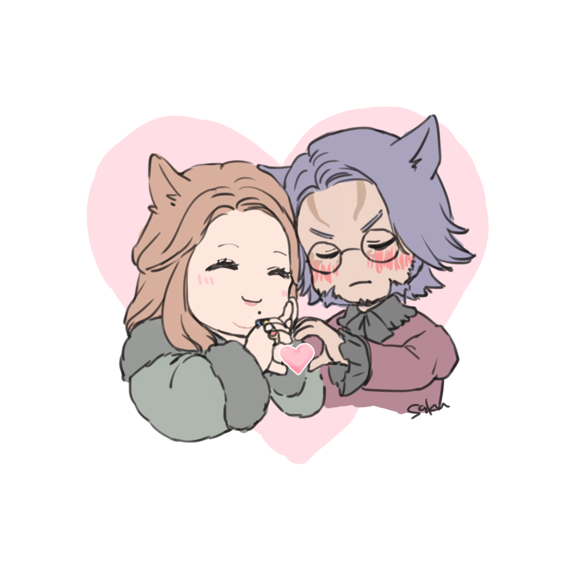 今日はいい夫婦の日（過去絵）