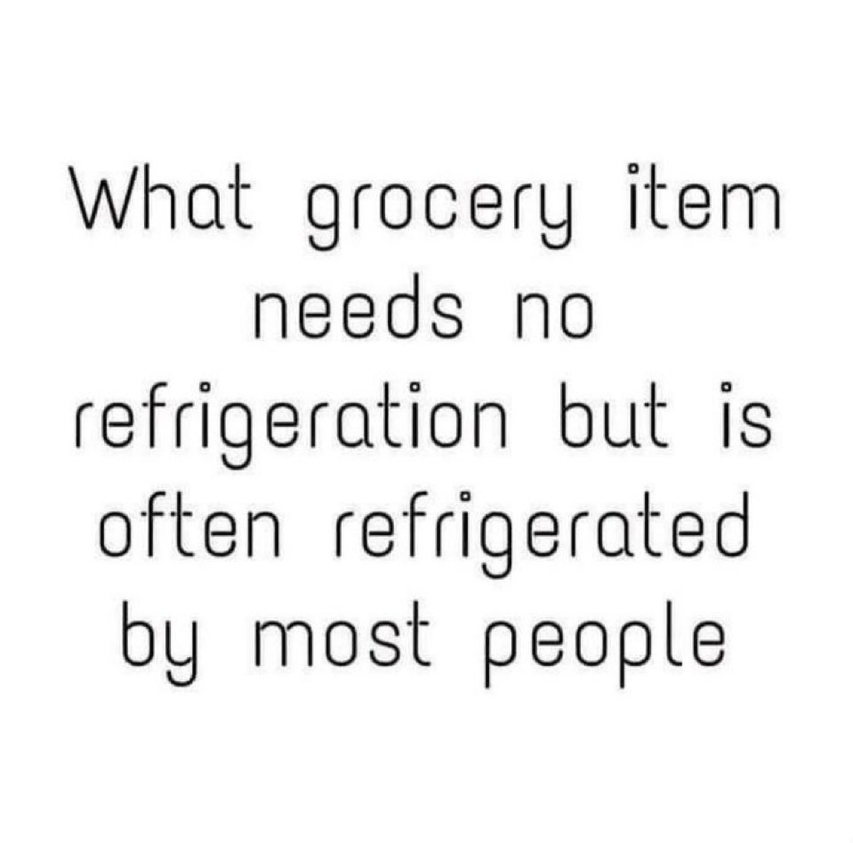 conquertheno's tweet image. Name one grocery item this applies to.