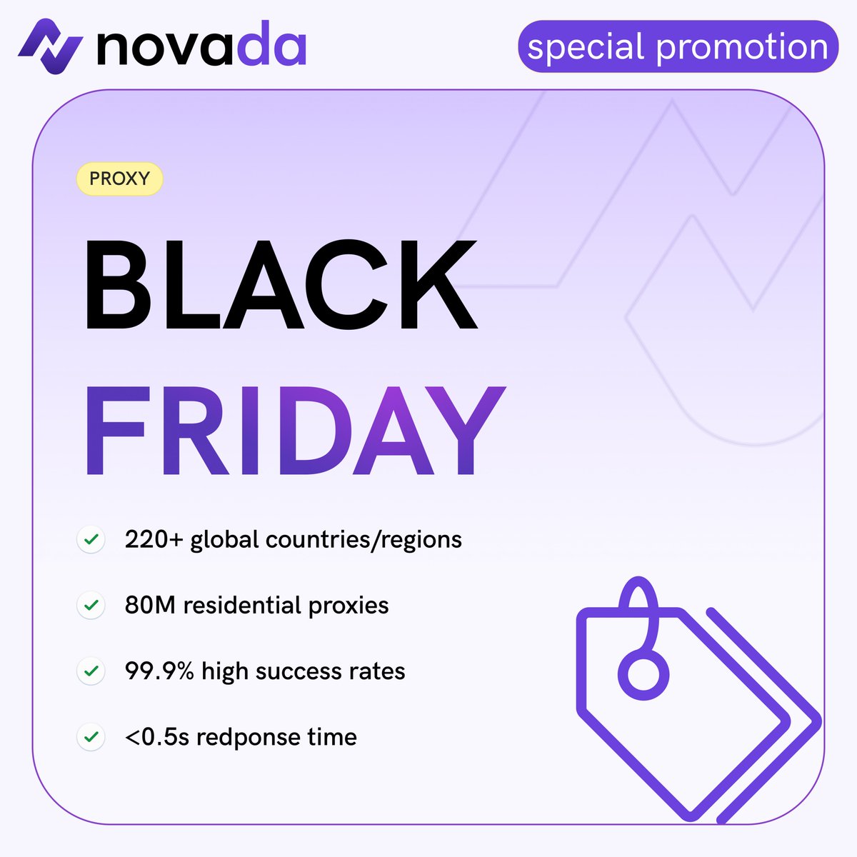 Novada_Proxy's tweet image. 🚀 Scale your data collection effortlessly with Novada
🌐 100M+ ethically sourced IPs worldwide
⚡ AI-optimized proxies, 99.99% success
🏠 Residential, datacenter &amp;amp; mobile proxies
📍 City-level targeting, no extra cost
🔗 novada.com
#Novada #Proxies #WebScraping
