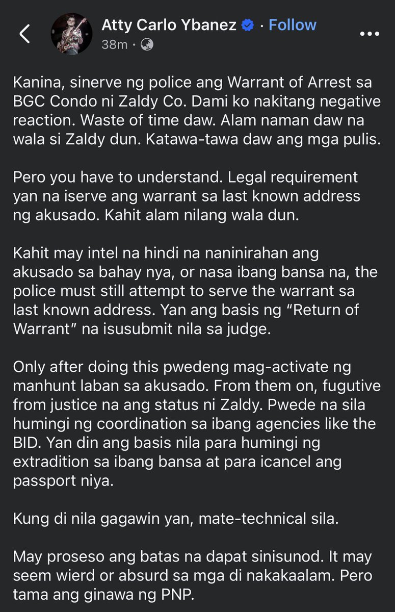 redialmp3's tweet image. mas naappreciate ko pa yung mga ganitong accounts na nagiinform sa public kung ano ba ang proseso ng mga bagay bagay.

hindi katulad ng media, puro "ang bagal bagal! naiinip na ang mga tao!" na para bang gusto niyo pa ipatokhang nalang ni pbbm ang mga sangkot 😂😂😂