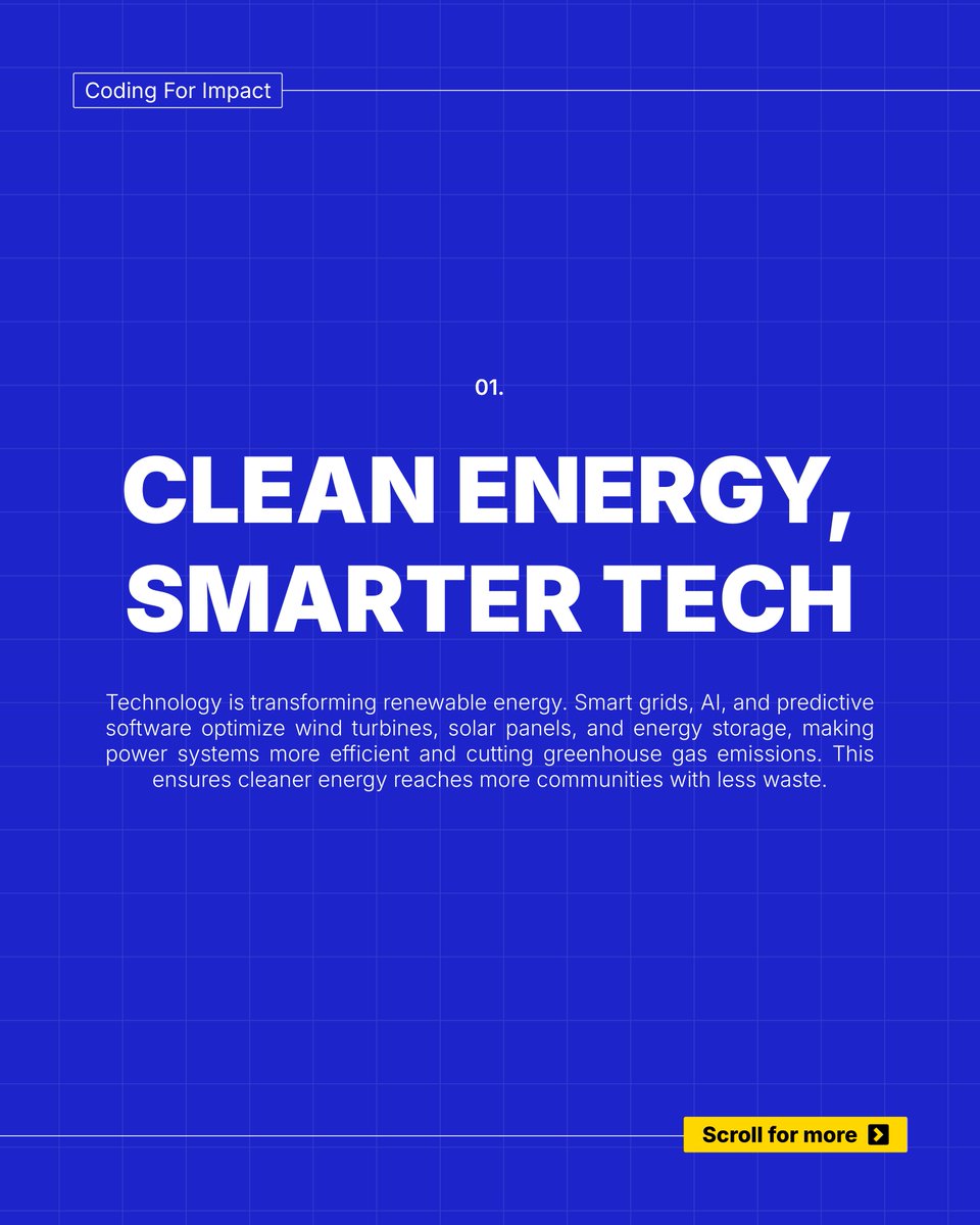 zaiotech's tweet image. Tech is helping shape a greener, more sustainable future. 🌱💡

The world needs skills that support innovation, efficiency, and climate impact, and tech is at the centre of it all.

A greener future needs tech talent.

#GreenTech #TechForGood #SustainableFuture #LearnToCode #ZAIO