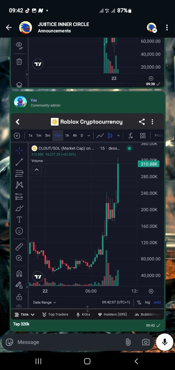ONE_LEGEND11's tweet image. Before and after #CLOUT 

I so much love this token and the community. 

And I can bet you this will slow cook to millions 

Study conviction:) 🔥🤌