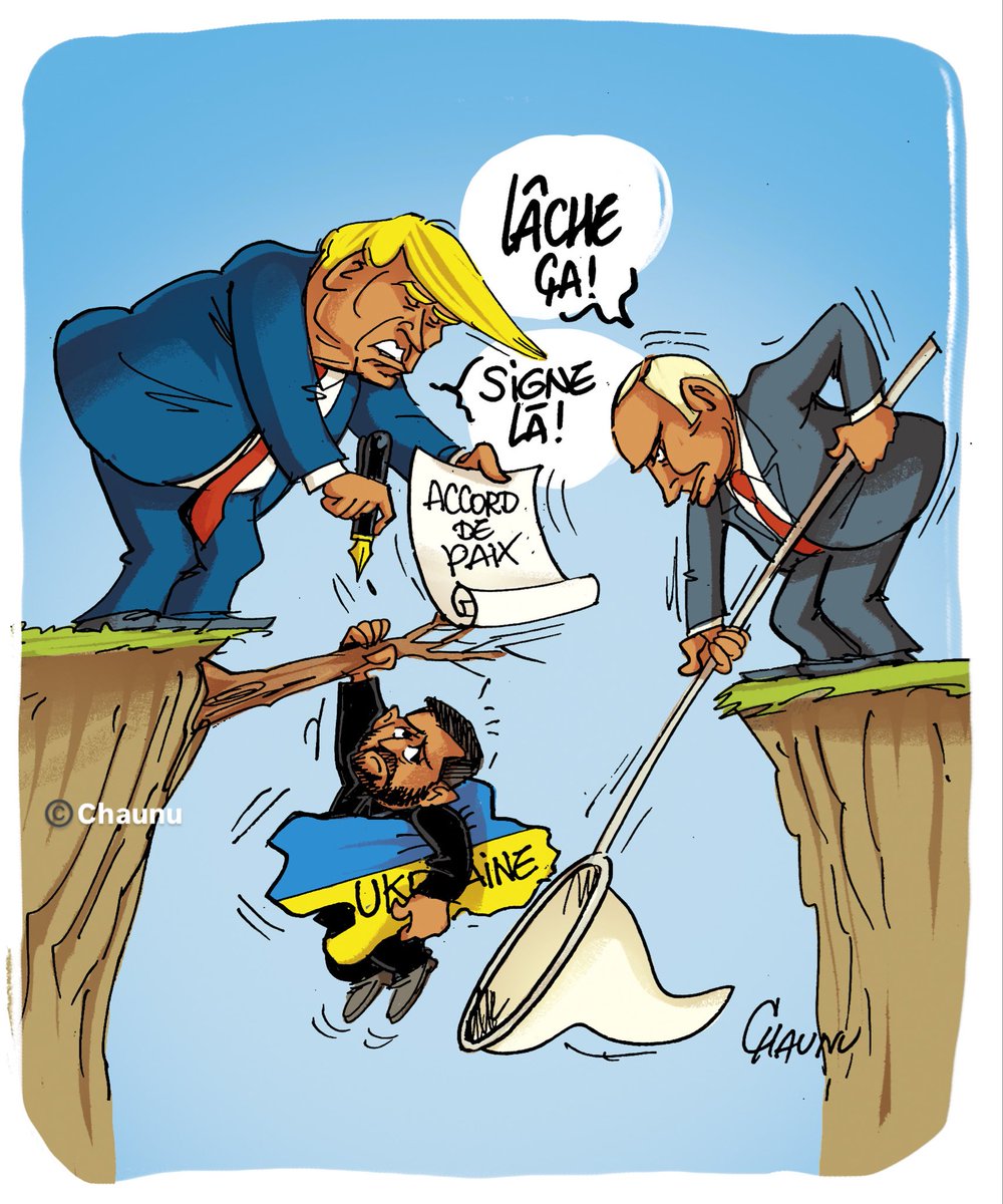 ✏️ dessin du jour pour @ouestfrance et <a href="/_lunion/">L'union</a> : le plan de paix américain très favorable au Kremlin pour mettre un terme à la guerre #ukraine #actu