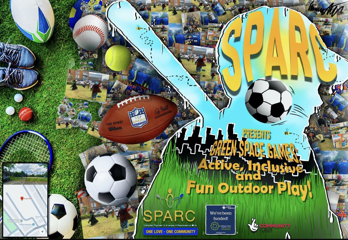 sparc786_sparc's tweet image. Green Space Games – a free outdoor activity programme for children, young people, and families to get active, have fun, and enjoy the outdoors together!

📅 Every Saturday

⏰ 10:00 AM – 12:00 PM

📍 Tudor Pitch (behind Stuart), OL8 4BA