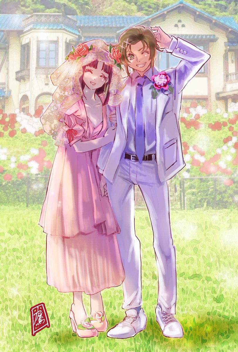 dx2_kou's tweet image. #いい夫婦の日。やはり間に合いそうに無い。で、以前描いたガロティファ。