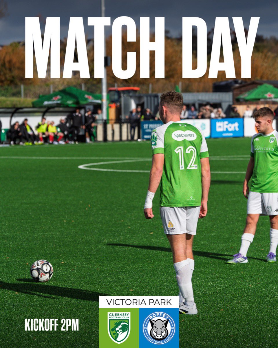 Matchday🦁

The Green Lions are back, a point and a place behind today’s visitors and looking to leapfrog them with a win. 

Their squad contains Ricardo Fernandes, who is the brother of Manchester United &amp; Portugal star Bruno. 

Preview 👉 guernseyfc.com/lions-back-to-…