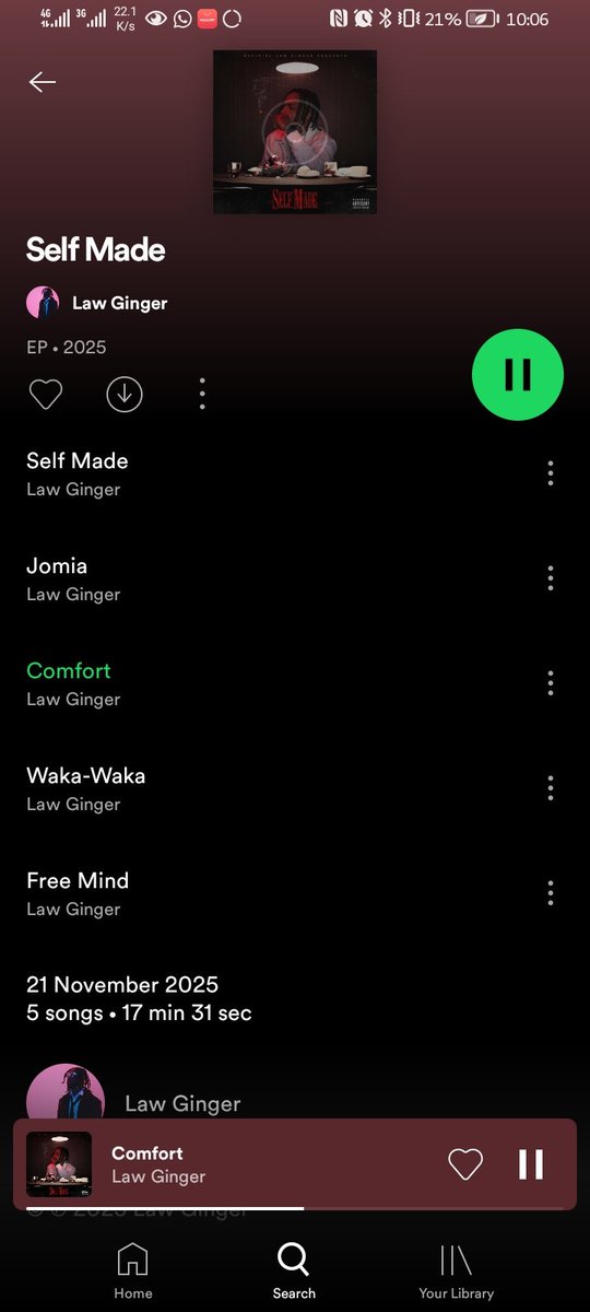 AHT_YssY's tweet photo. Stop scrolling! ✋ Your weekend playlist is incomplete without the fire that is Law Ginger’s new #SelfMadeEp! 🎧 5 tracks of pure sonic excellence,
Link. https://t.co/K9EsZaWSr9 https://t.co/cI61FVn3rj