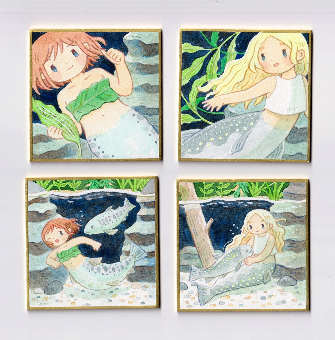 【ビニール未開封】ミカオ　MICAO 「人魚姫」　版画　絵画 ビニール未開封】ミカオ MICAO 「人魚姫」 版画 絵画 ミカオ MICAO