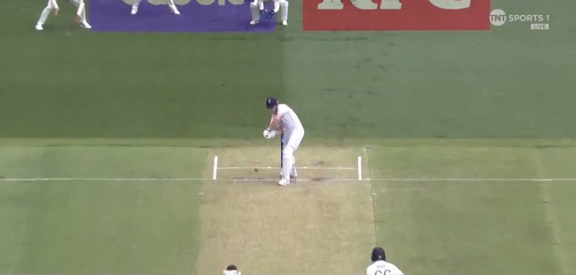 CharlesDagnall's tweet image. Morning. Seen the replays. 

Look, Who am I to be having a pop but come on… you just can’t be playing at these. 1.5/2 feet outside? 🤷🏻‍♂️

Some of the others nicked off when they’re on the line of the body fair enough, but make bowlers earn their wickets!!