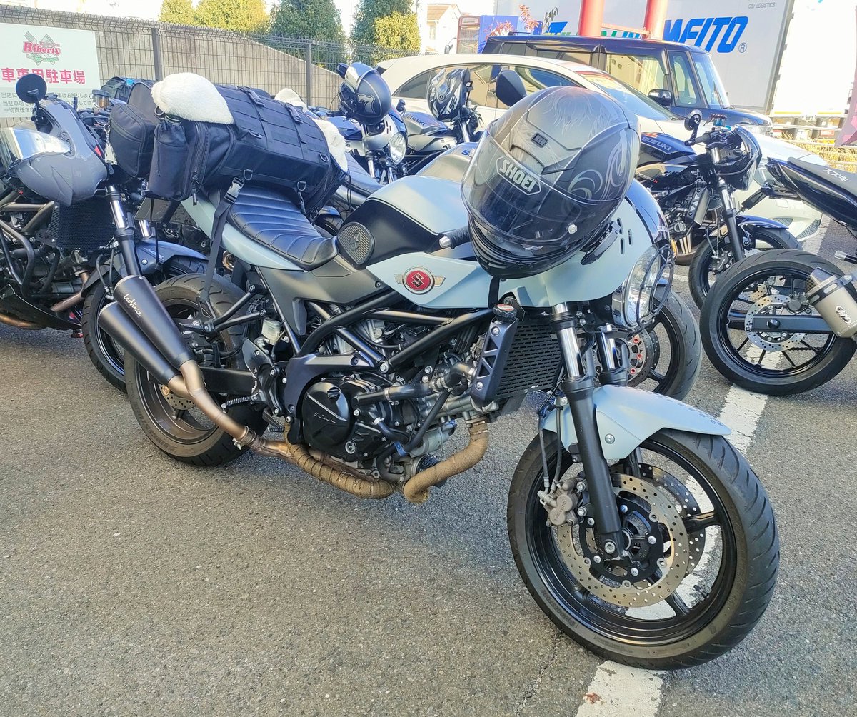 SV650_DRUM's tweet image. 関東SVミーティング！
いろんな方と交流させて頂き楽しい時間をありがとうございました。
ご挨拶てきなかった方､顔と名前が一致せず失礼があった方もいるかもしれませんが､お許し下さい🙇
(しかし､SV談義はアレやコレやと尽きません😆)

#sv650
#関東SVミーティング
#RIDER'S BASE Riberty