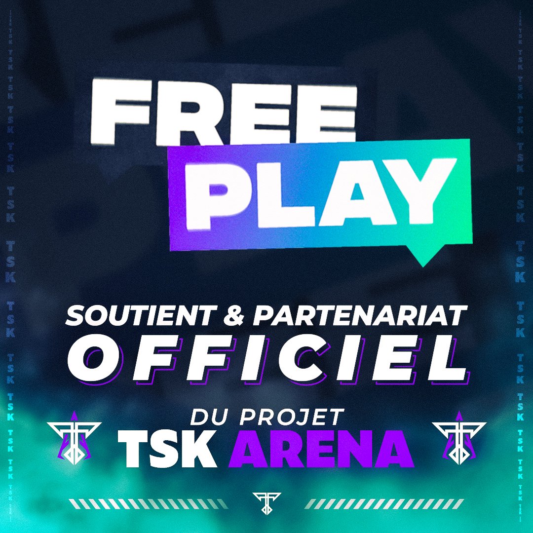 TSKOfficiel's tweet photo. TSK Arena est fier d'annoncer son partenariat avec @FreeplayTalk 🎙

Un grand merci à Freeplay pour sa confiance et son engagement dans cette aventure !

#tskarena #partenariat #esport #normandie https://t.co/jZwVfISKJI
