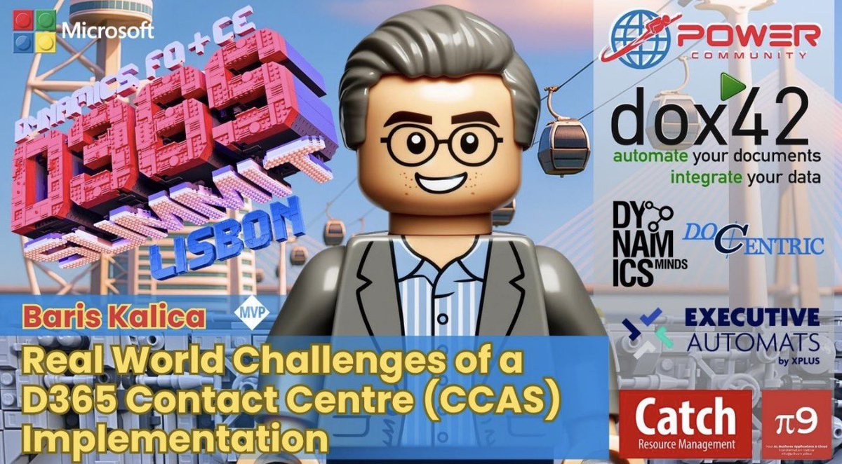 brsk's tweet photo. #Dynamics365 Summit : 22 November 2025 | Lisbon, Portugal 🏖️ Learn about the Real World Challenges of a D365 Contact Centre (CCAS) Implementation with Microsoft MVP Baris KANLICA 👉 https://t.co/k8w6TTrP79
#D365Summit is back… https://t.co/Y3TIpije7W