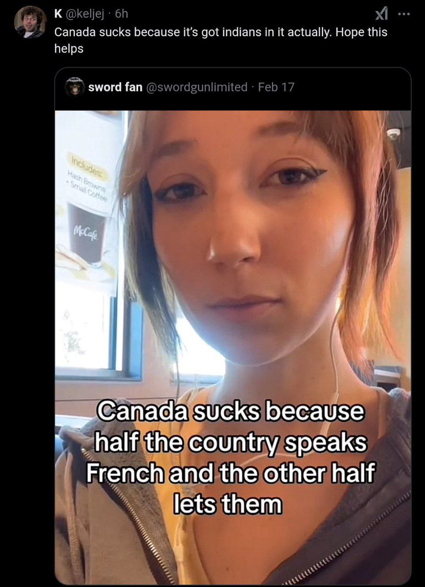 MidnightVision5's tweet image. Canada - What&apos;s your opinion?
#Canada #CanadaFirst
#Canadian #Quebec #Ontario #BritishColumbia #Alberta #Saskatchewan #NovaScotia #Newfoundland #Pajeets  #CanadaImmigration #Pajeet
#CanadaOnlyFans #Ottawa #Cdnpoli #Cdnpolitics