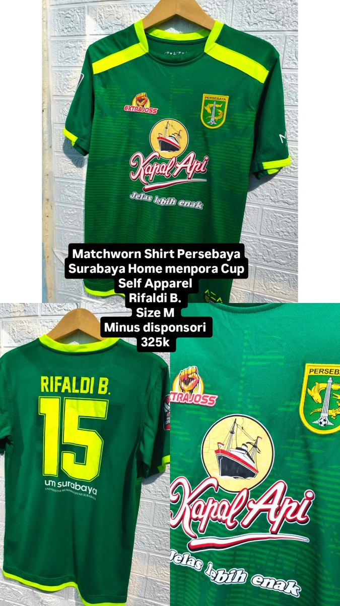 #jersey4sale 
Timnas futsal
Bekasi fc 
Naga emas asri 
Persebaya Surabaya 
Shopee ready 
WA 085774375932
<a href="/Jerseyforum/">Si Paling Jersey</a>
<a href="/JerseyLigina/">Pencinta Kain Ligina (Follow IG: @pjli_id)</a>
<a href="/jerseysneil/">#lelangsneil</a>
<a href="/jersey_ciamikk/">Follow IG @Jerseyciamik</a>
<a href="/SNPJerseyOri/">SNP Jersey Original</a>