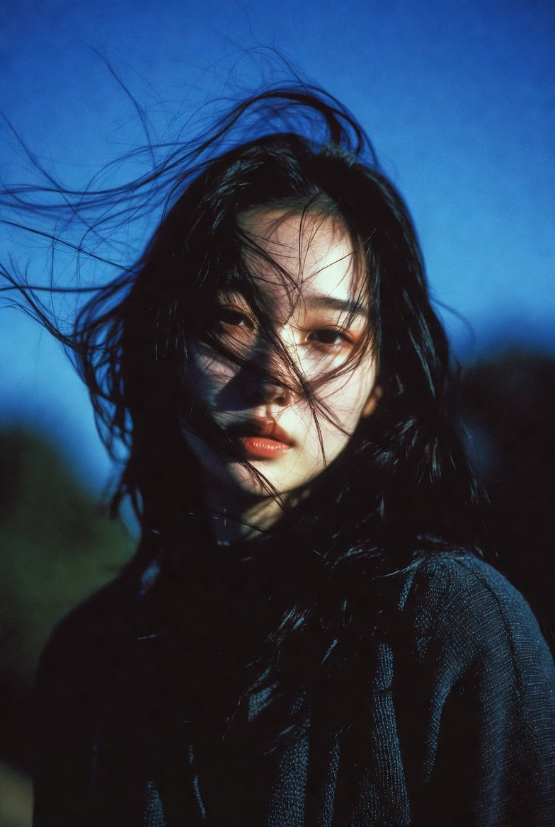 hckinz's tweet image. Cinematic portrait of a young korean woman in Grok. The aesthetic is getting better every day!