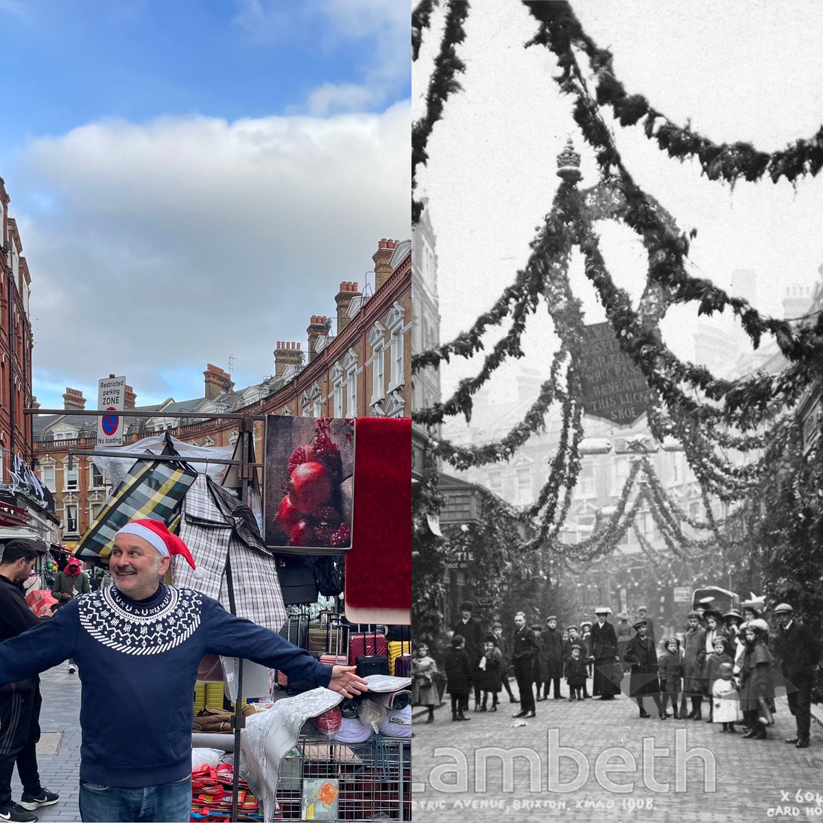adrianpgibson's tweet photo. Am very excited to announce my brand new guided walk for December, Christmas Tales of Brixton. Come on a magical tour of Brixton as we journey through over 200 years of seasonal stories. I will be doing the walk every Thursday evening and Saturday lunchtime 1/2 https://t.co/NaDZZMzAao