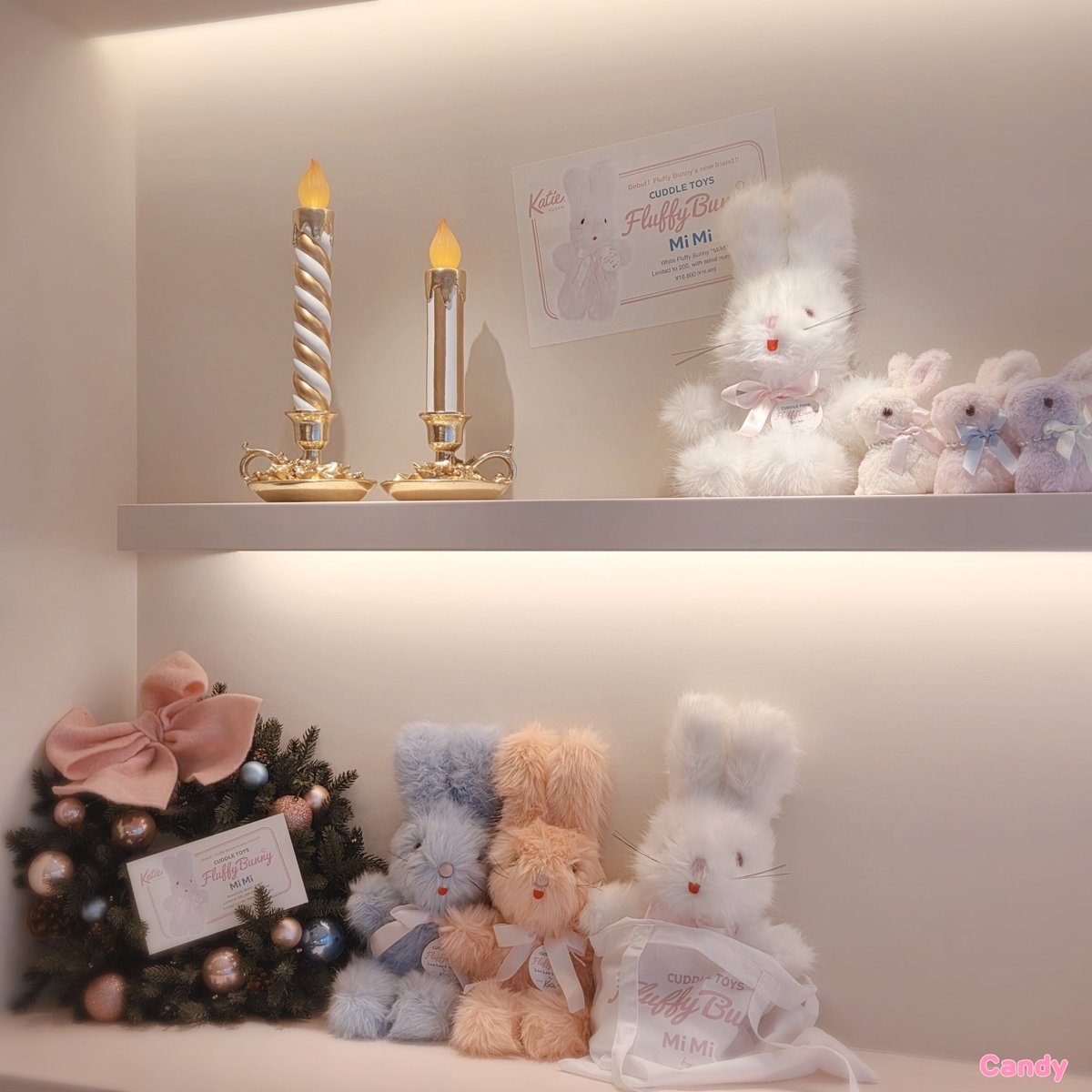 CandysDiner's tweet image. 🐇Katie Pop up store🕯️🎄

昨日仕事前にOPEN一番乗りでmichuさんと行って来た😉
うさぎだらけで可愛過ぎる空間でした💞
勿論MiMiも予約シタヨ🐰🩷