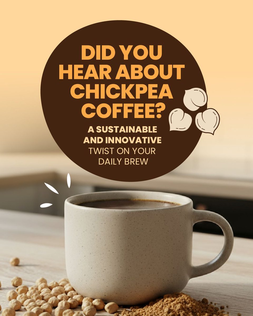 GlobalPulsesGPC's tweet image. Chickpeas aren’t just for hummus! Now they’re even becoming coffee. ☕

Roasted chickpeas can brew a rich, nutty, caffeine-free drink packed with protein, fiber and antioxidants. A sustainable option for reducing coffee dependence.

Would you try it?

#Pulses #GPC #ChickpeaCoffee