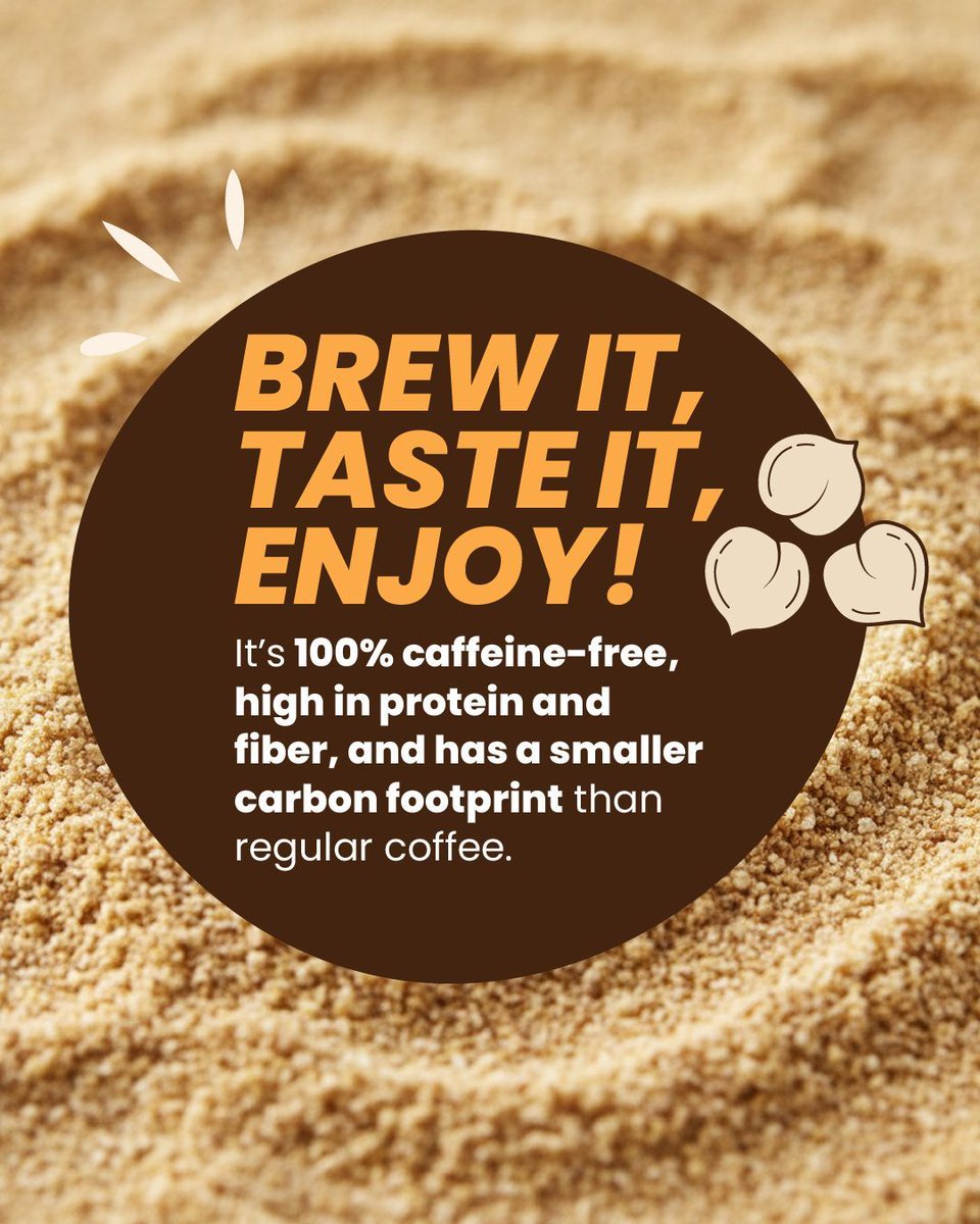 GlobalPulsesGPC's tweet image. Chickpeas aren’t just for hummus! Now they’re even becoming coffee. ☕

Roasted chickpeas can brew a rich, nutty, caffeine-free drink packed with protein, fiber and antioxidants. A sustainable option for reducing coffee dependence.

Would you try it?

#Pulses #GPC #ChickpeaCoffee