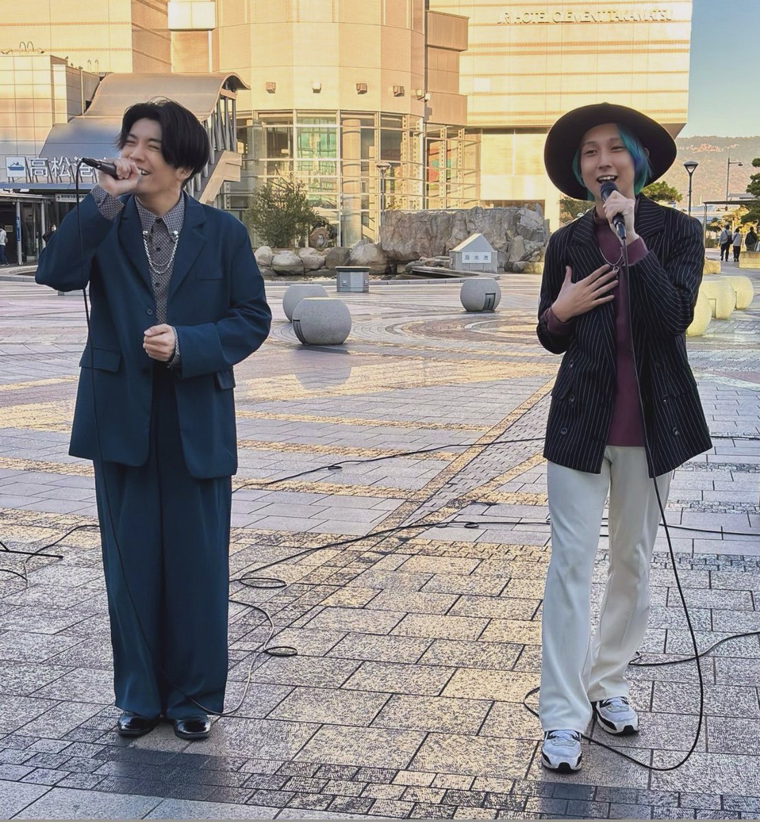 公認ストリートライブ 📍高松駅 ありがとうございました😊 3連休