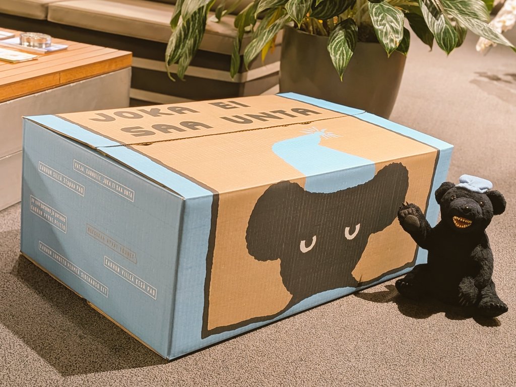 ねむくまのオリジナルボックスができました。うれしいねー！