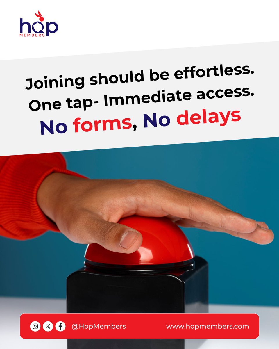 hopmembers's tweet image. Time to make joining your world effortless.
Give your users one tap access and your community is plugged in.
No hassle, just straight access to your contents.

#Creatorcommunity #HopMembers #Easyaccess #Growth