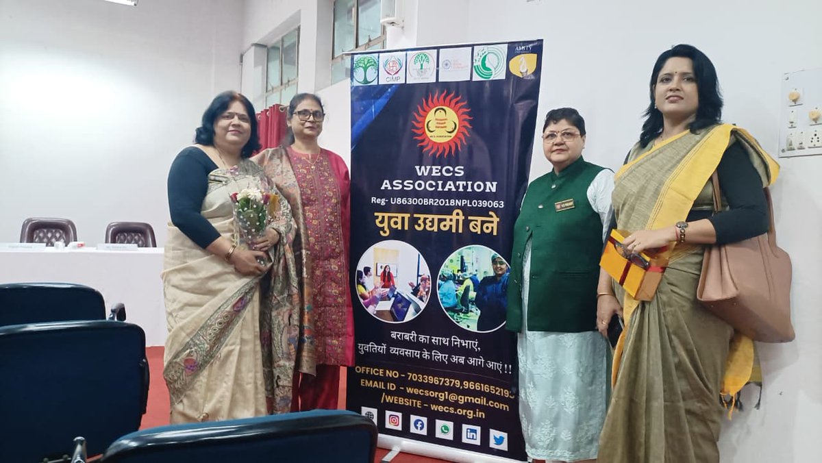 wecspatna's tweet image. Welcome to Wecs Association.
Contact- 7033967379
mail id- wecsorg1@gmail.com
Website- wecs.org.in
&quot;Glimpse of Yuva Udyami Bane Program&quot; held on 21st Nov.2025 at BIT Mesra,Patna.