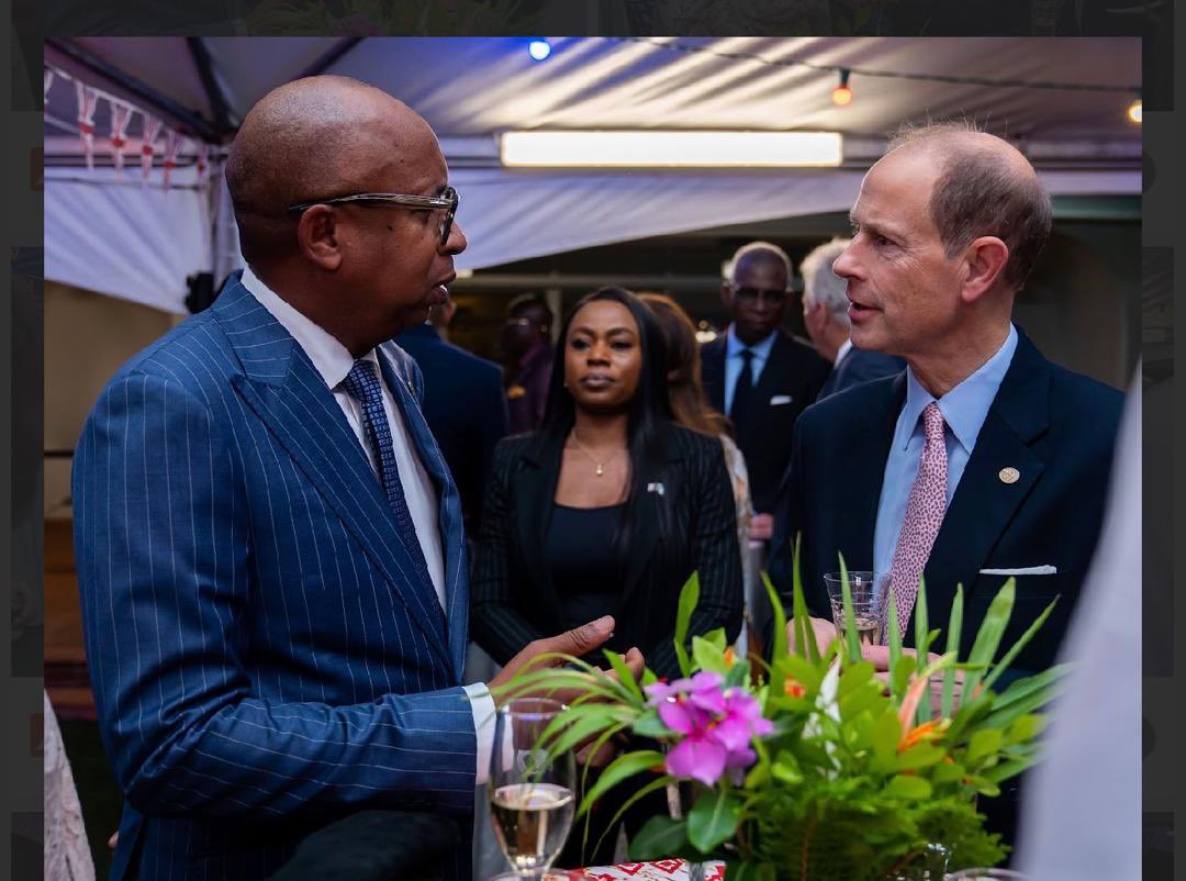 CSCSNigeria's tweet photo. Honoured to have our MD/CEO at the welcome dinner for His Royal Highness Prince Edward, hosted by the British Deputy High Commission, as Nigeria marks a historic moment by becoming the first African country to host both the International Award Forum and the International Gold Event, with delegates from over 50 countries in attendance