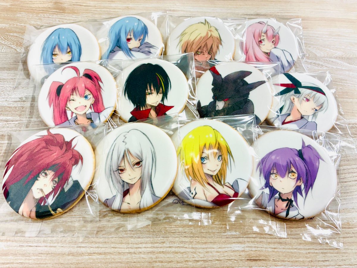 MMeigyouK's tweet image. 【商品画像公開！】アニメイト様Gratteにて販売のアイシングクッキー、有償特典アクリルコースターのサンプル画像をいただきました！！
コースター、めっちゃいい⋯⋯
#転スラ #GCノベルズ