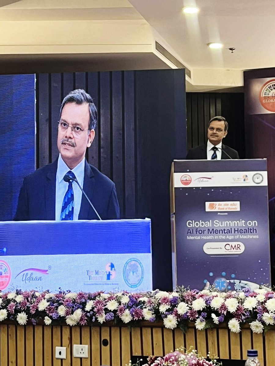 AyushmanNHA's tweet photo. @Sunil_Barnwal @IIC_Delhi @MoHFW_INDIA Dr Barnwal @Sunil_Barnwal, highlighted how #PMJAY ensures financial protection for inpatient mental healthcare, while #ABDM enables secure, portable health records—strengthening access, continuity, and dignity in mental healthcare.

#AyushmanBharat #HealthForAll #mentalhealth https://t.co/aFQjT4rViA