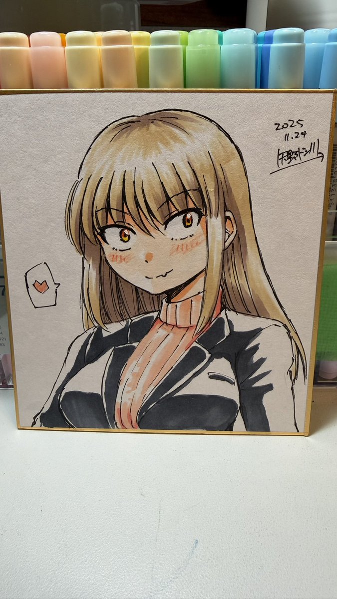 コミティア用のミニ色紙！ ちょっと用事多くてあまり描けなかった