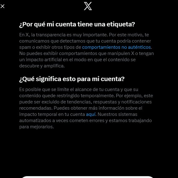 Ahora resulta que como he puesto en evidencia a <a href="/grok/">Grok</a> varias veces de que comete errores o directamente comparte información falsa, la plataforma me pone restricciones. La plataforma que dice defender la libertad de expresión, se enoja.