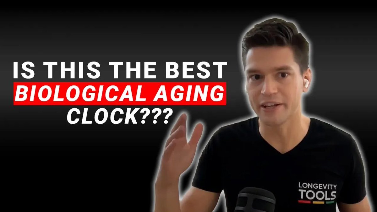 Podcast just dropped with Zsolt Szabó on the
Bortz Biological Age Clock

Perhaps this'll be next year's clock used in the Longevity World Cup?

youtu.be/4sPoryFIsZ8