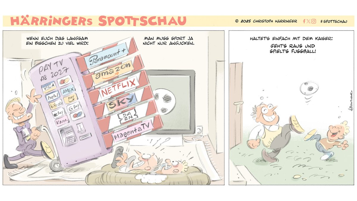 spottschau's tweet image. Nr. 1337 #UEFA #ParamountPlus #amazon #netflix #sky #dazn #magentatv #Bezahlschranke

spottschau.com