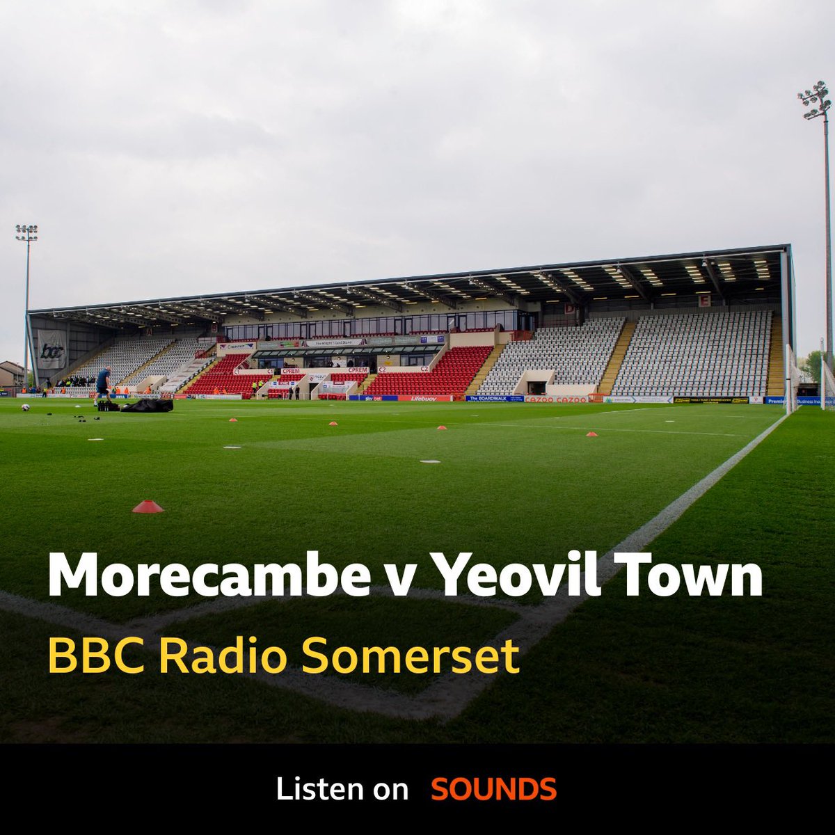 ⚽️ Morecambe 🆚 Yeovil Town

🎙️ Commentary from 3pm with <a href="/jxshperkins/">Josh Perkins</a> &amp; <a href="/AlexFisher37/">Alex Fisher</a> 

📻 <a href="/bbcsomerset/">BBC Somerset</a> 95.5FM
🔈 <a href="/BBCSounds/">BBC Sounds</a> 
📺 Freeview 714