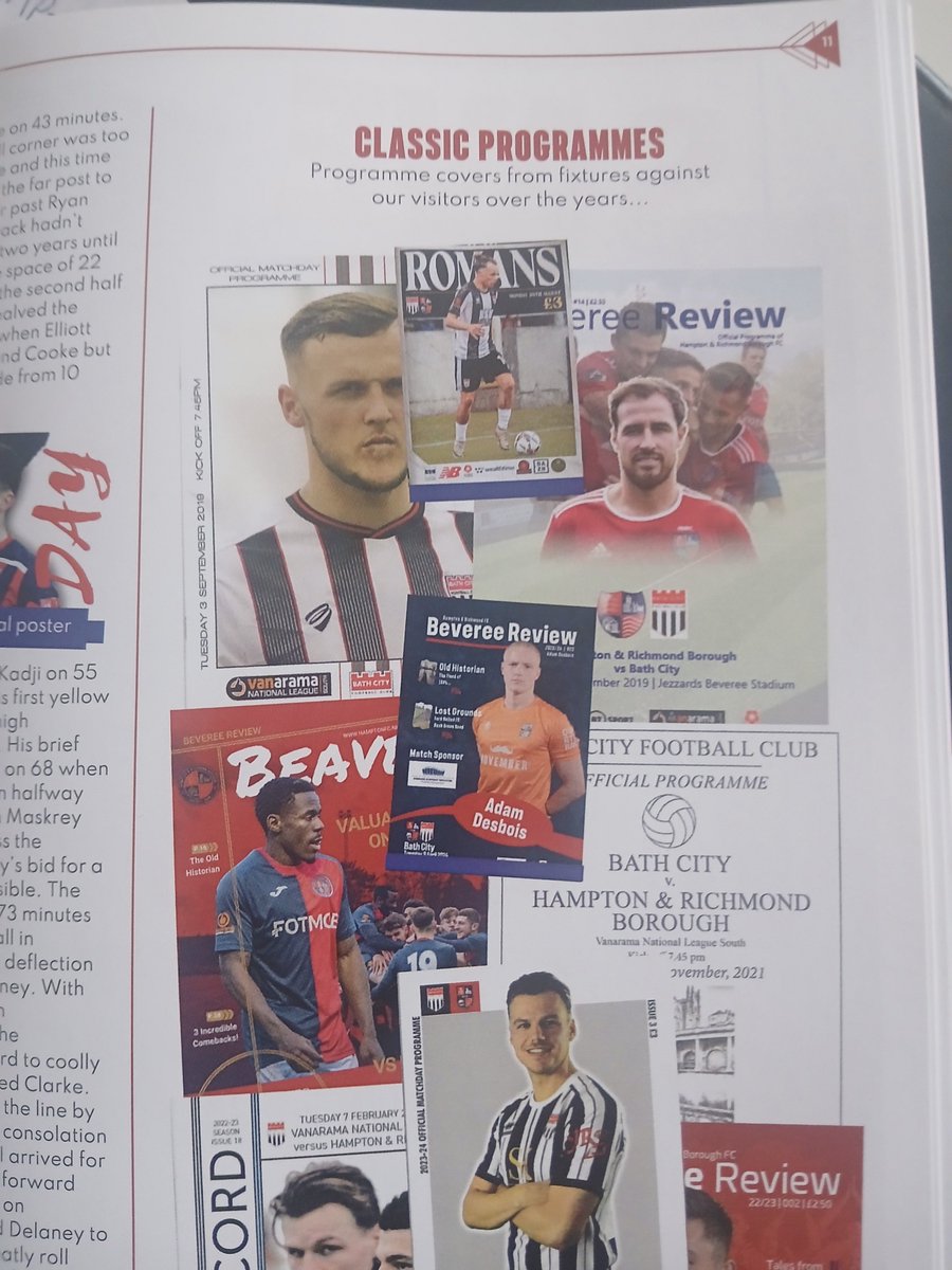 WhittonLoyal's tweet photo. @HAMRICHFC vs @BathCity_FC programme on sale from 1pm today! 40 pages, £3, lots of content 🔵🔴 
Safe travels, Romans! https://t.co/JY8qRWWwXn