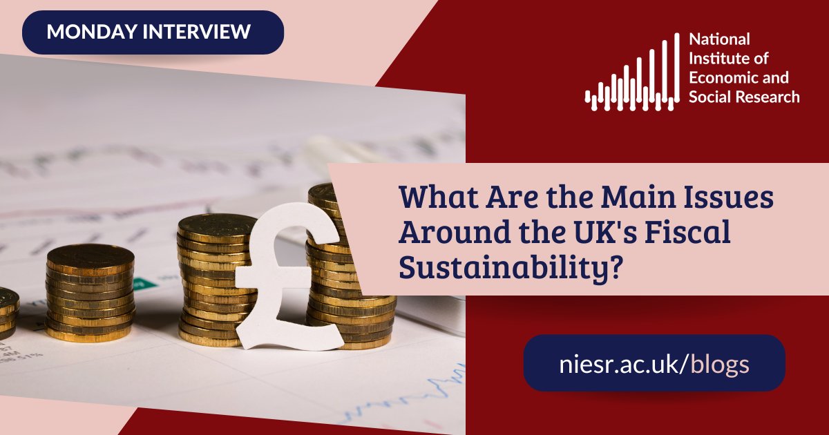 #WeekendReading🔖  What is fiscal sustainability? How to define it?  

And what can the #Chancellor do in the upcoming #Budget to achieve it?  

Our latest #MondayInterview by <a href="/EconSteveM/">Stephen Millard</a> tries to provide some answers👇

#FiscalPolicy  #Budget2025 

hubs.la/Q03VrxLz0
