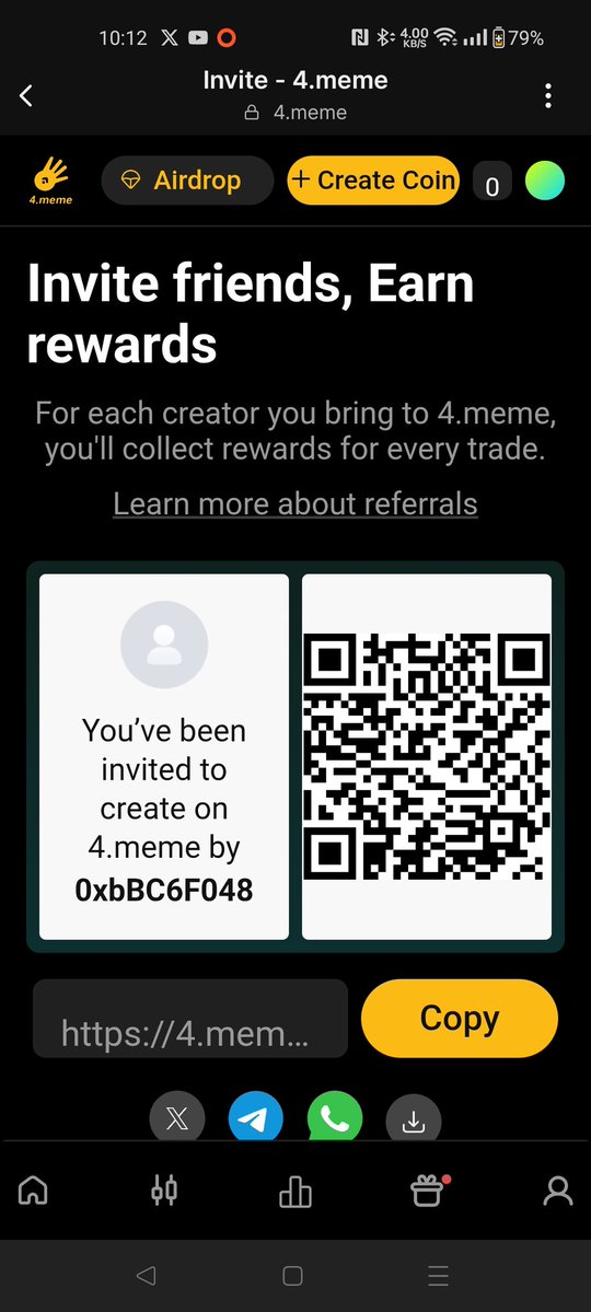 DocMemeCoinLab's tweet image. 4.meme/invite/0xbBC6F…